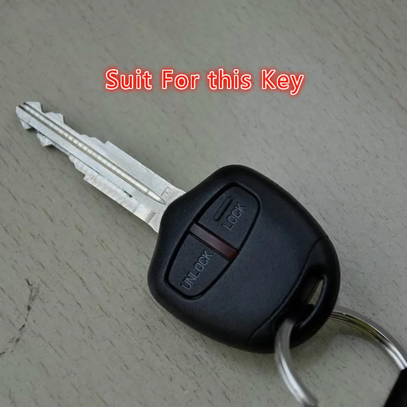 Чехол для автомобильного ключа силиконовый чехол ключей Mitsubishi Outlander Colt ASX Lancer Grandis