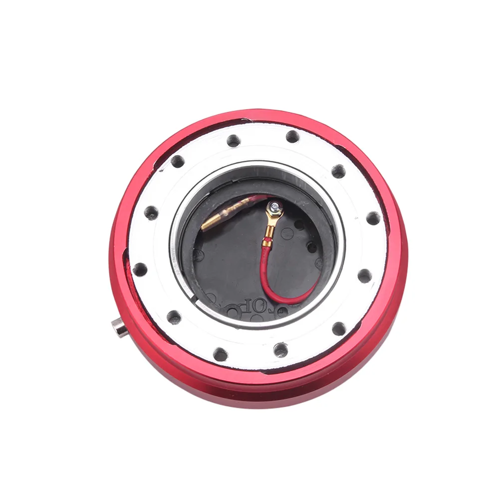 RASTP-Car Racing Thin Version 6 Hole Steering Wheel Quick Release Snap off Hub Adapter Boss Kit Red Blue Black RS-QR003 | Автомобили и