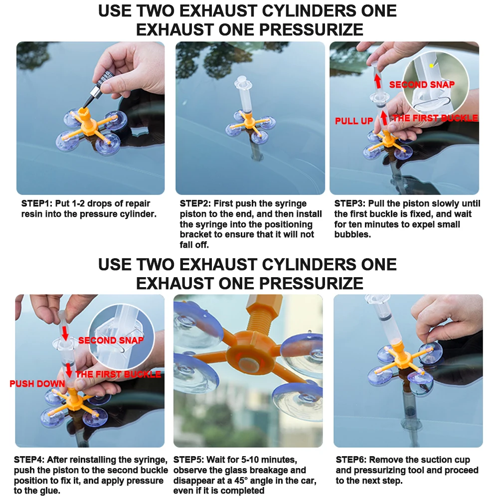 

Windshield Repair Kit Car Windshield Repair Tool Car Glass Repair Liquid Car Windshield Repair Resin Cracked Glass Repair Kit
