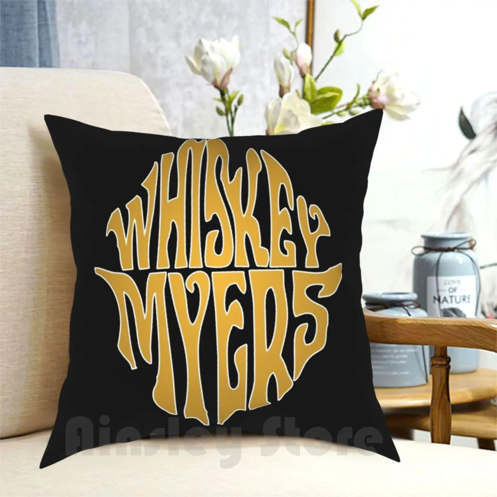 

Виски Myers логотип Подушка Чехол с принтом домашняя мягкая подушка DIY крышка виски Myers КЭ читать Southall Rsb виски Go читать