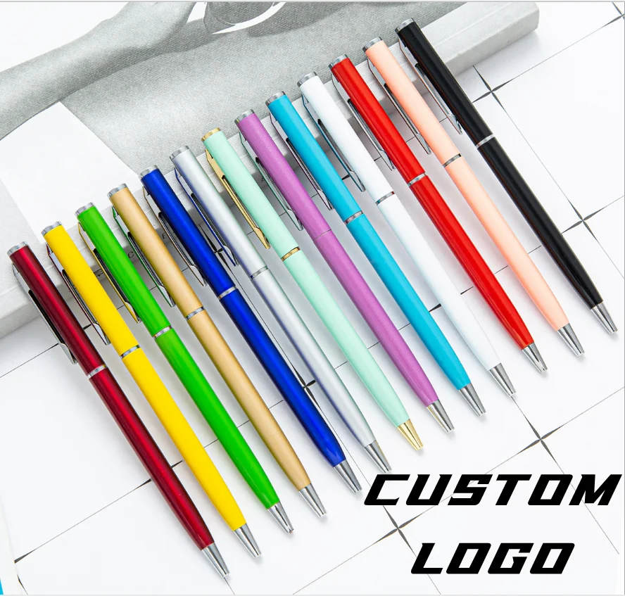 5 шт. специальная металлическая ручка оптом рекламная шариковая стилус для