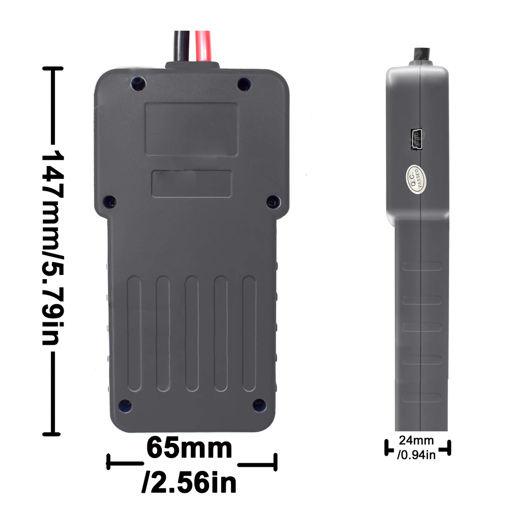 Тестер аккумулятора для автомобиля мотоцикла 12 Вольт цифровой анализатор