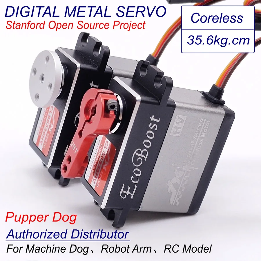 JX CLS6336HV 36kg Coreless 7.4v High Voltage Metal Gears Standard Digital Servo For Stanford Pupper Machine Dog Robot Arm Model - купить по