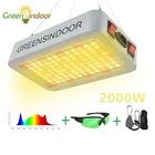 Фитолампа для растений Выращивания СИД растет светильник 2000W Фито лампа для растений полный спектр Гроу тенты для рассады 3500 К с теплым белым светом фитолампами 220V