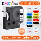 KMCYinks совместимый с dymo D1 12 мм ленты 45010 45013 40910 40913 43610 ленточная Кассета для Dymo label manager LM 160 210D label
