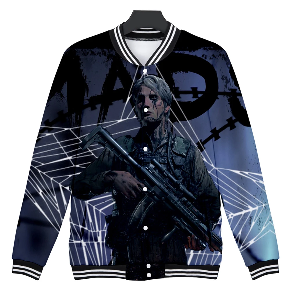 

Death stranding Kpop 3D Baseball uniform Women/men spring Casual Harajuku Fashion stranger things Baseball Jackets clothes