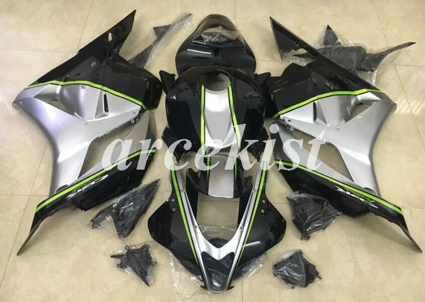 

4Gifts Injection Mold New ABS Full Fairings Fit For HONDA CBR600RR F5 2009 2010 2011 2012 09 10 11 12 body set silver black