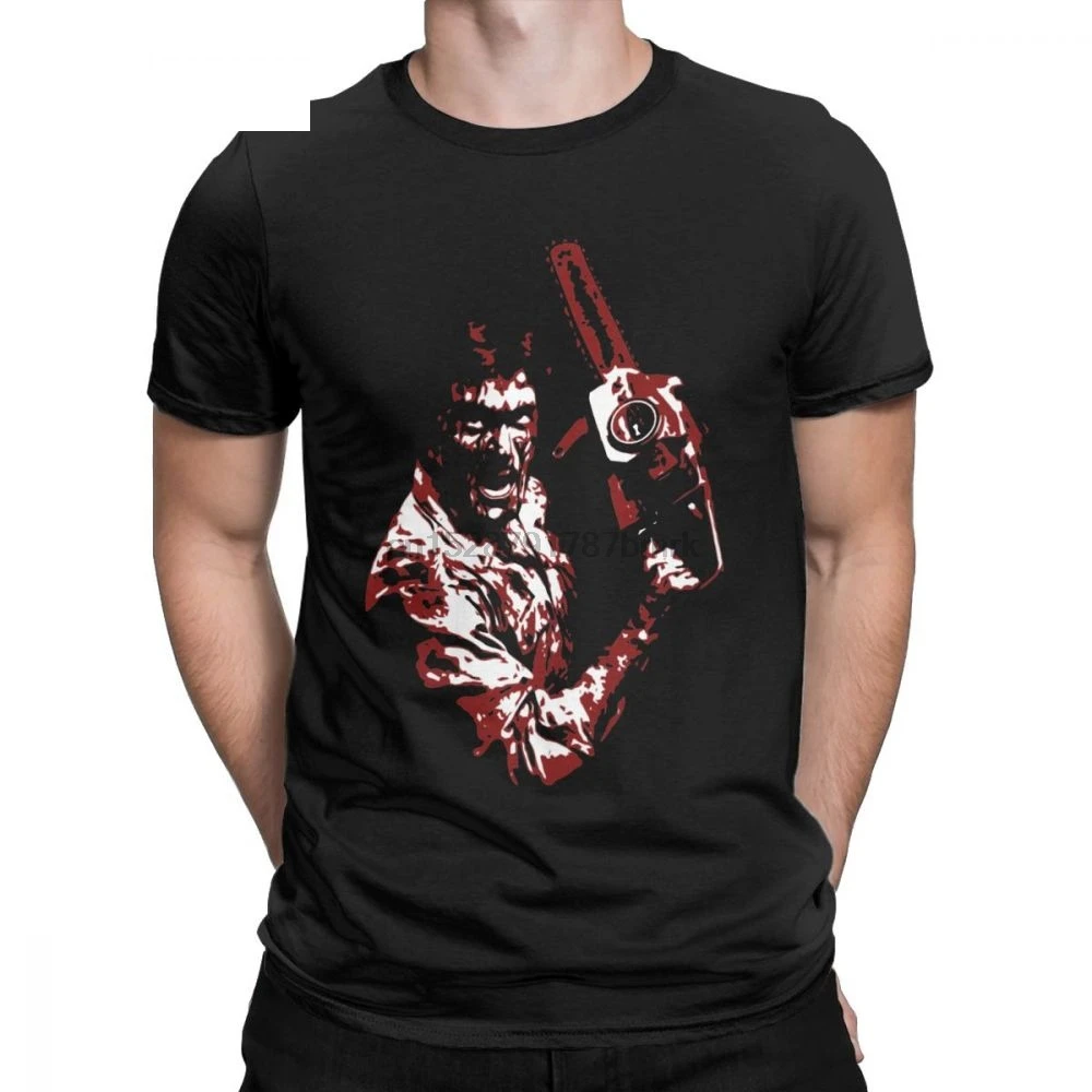 Мужские футболки 1981s Evil Dead топы хлопковые короткий рукав фильм ужасов кошмар