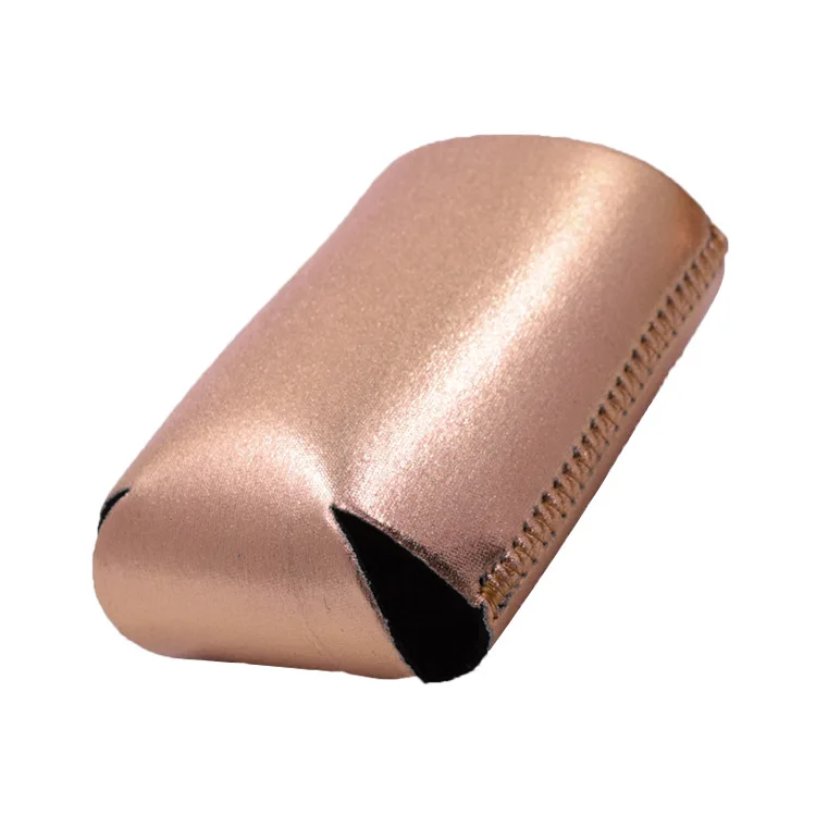 Розовое золото из искусственной кожи может вместить рукав для 330 мл пива или Кока
