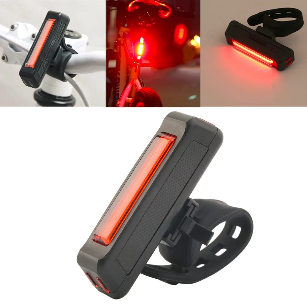 

USB Rechargeable Bike Bicycle Light Rear Back Safety Tail Light Red Hot Selling