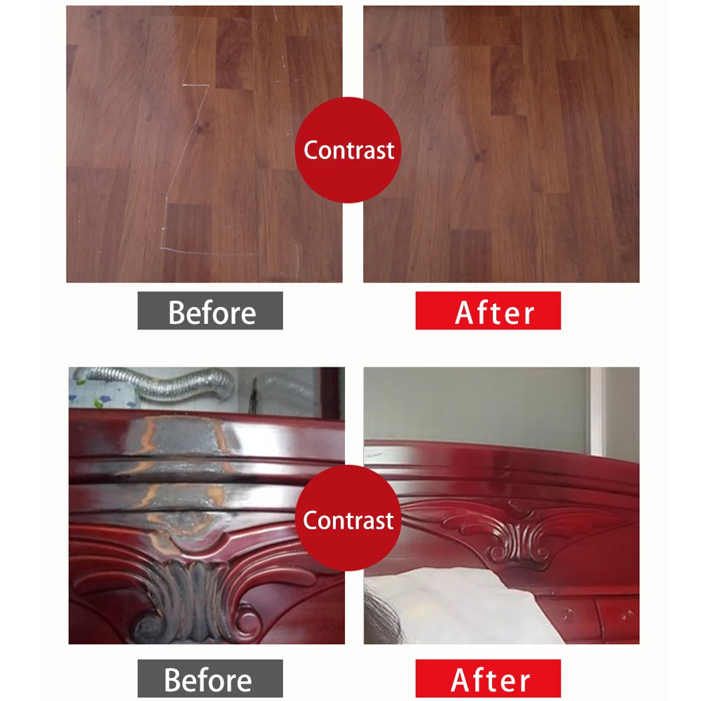 Перо для быстрого удаления царапин на мебели твердая серебристо серая