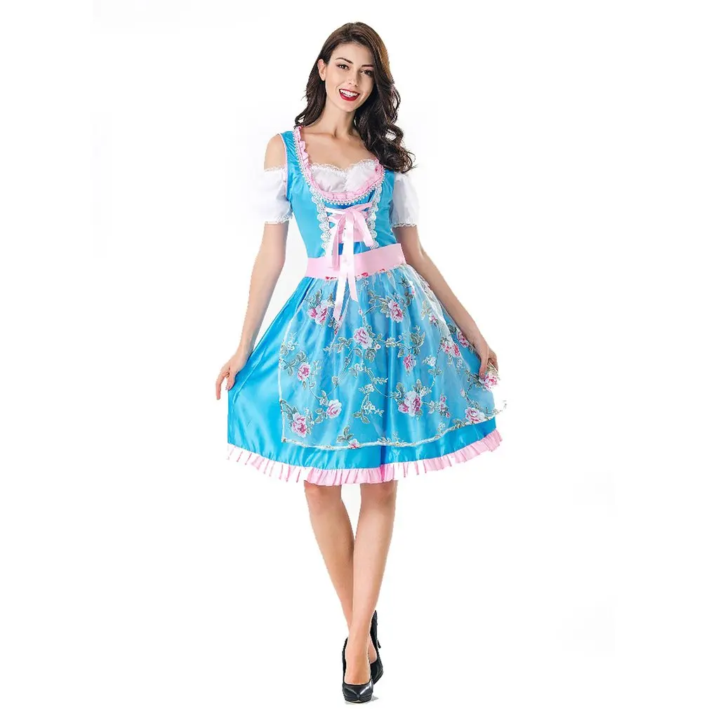 

Comfortable Beautiful Halloween Costume Adult Oktoberfest Costume Cosplay Maid Maid Uniform Cosplay Costume