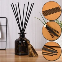 10pcs useful perfume volatiles rattan sticks black for aroma oil diffuser natural reed home decoration