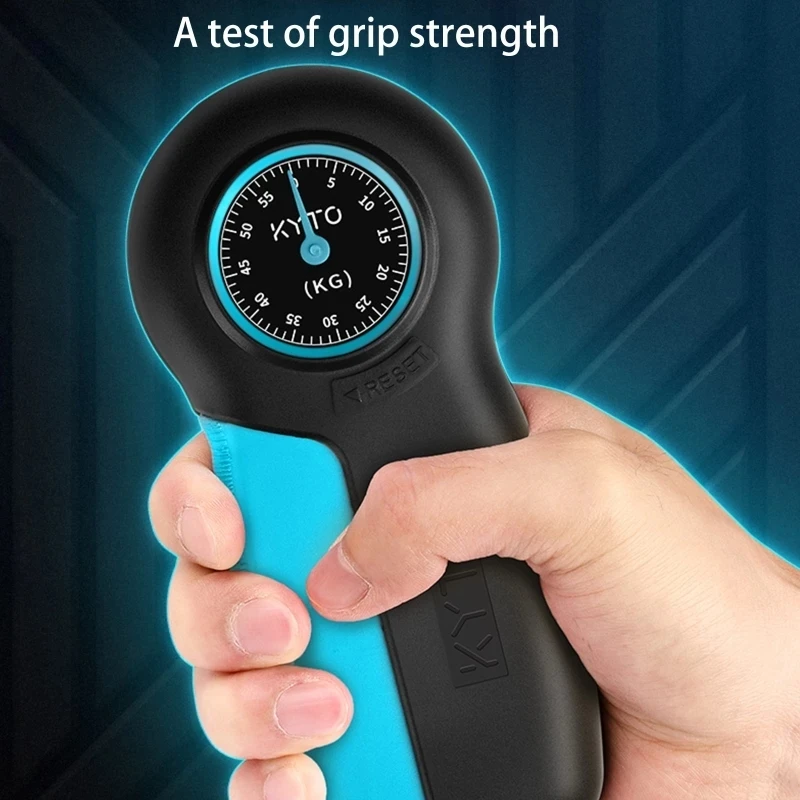 

Hand Dynamometer Grip Power Strength Measurement Meter Fitness Training Gripper Strengthener Gym Wrist Arm Muscle Exerciser -40