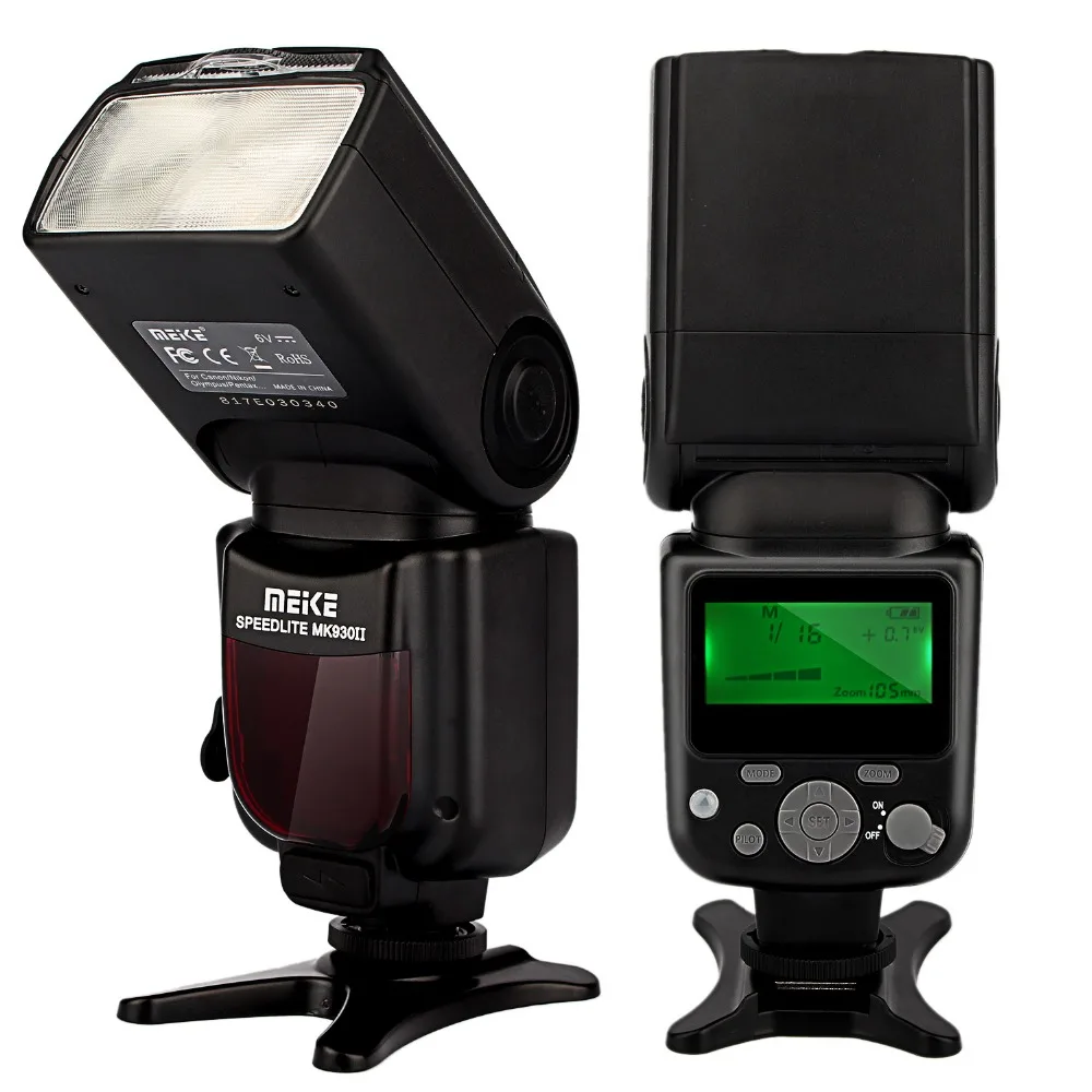 MEIKE MK 930II Профессиональная ручная Регулировка вспышки Speedlite вспышка для камеры с
