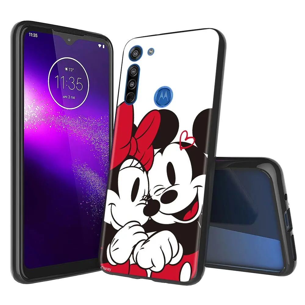mickey minnie mouse phone case for motorola moto g30 g9 play g9 plus one fusion plus g8 power lite e6s protective back cover free global shipping