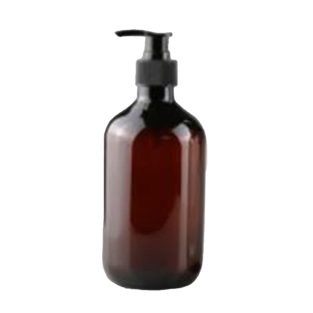 

5 Pcs 500ML Soap Empty Pump Bottles Manual Pump Plastic Bath Soap Dispenser Bottle, Food Grade PET High Temperature Resistant