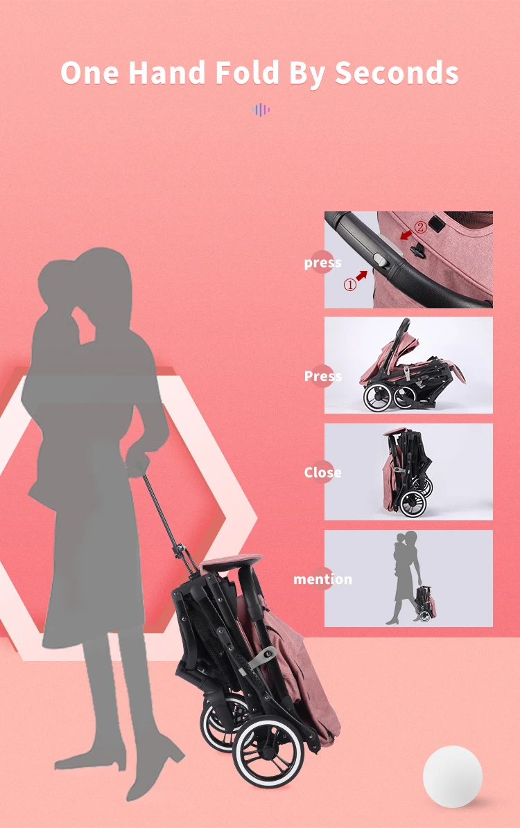 

DEAREST stroller for twins folding portable trolley baby stroller ultra light Multiple baby stroller Free Shipping