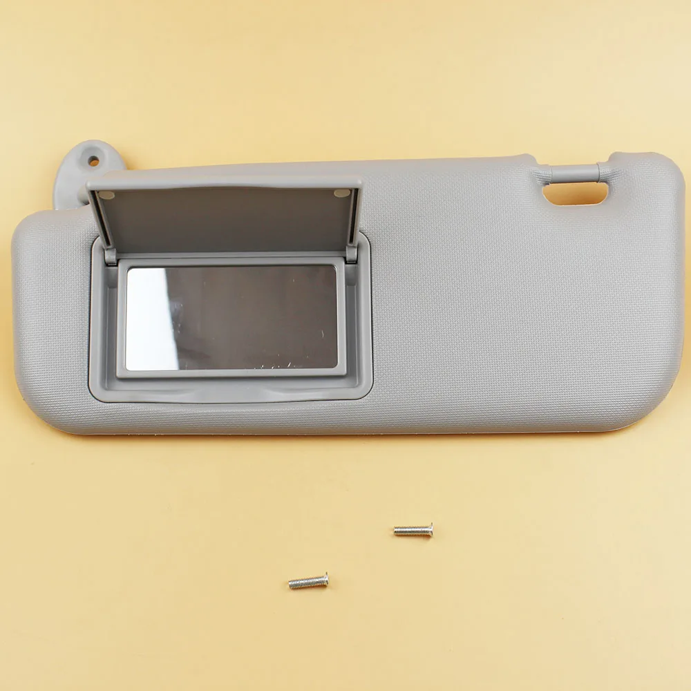 Автомобильные аксессуары серый солнцезащитный козырек с макияжным зеркалом и