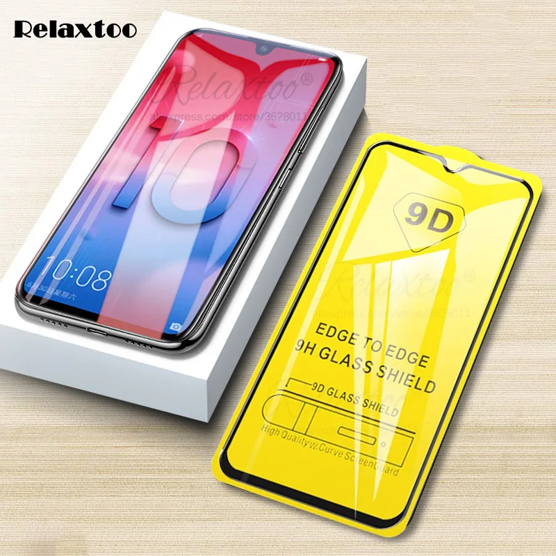 Закаленное стекло 9D для huawei honor 10i 10lite Защита экрана 10 i lite легкая защитная пленка