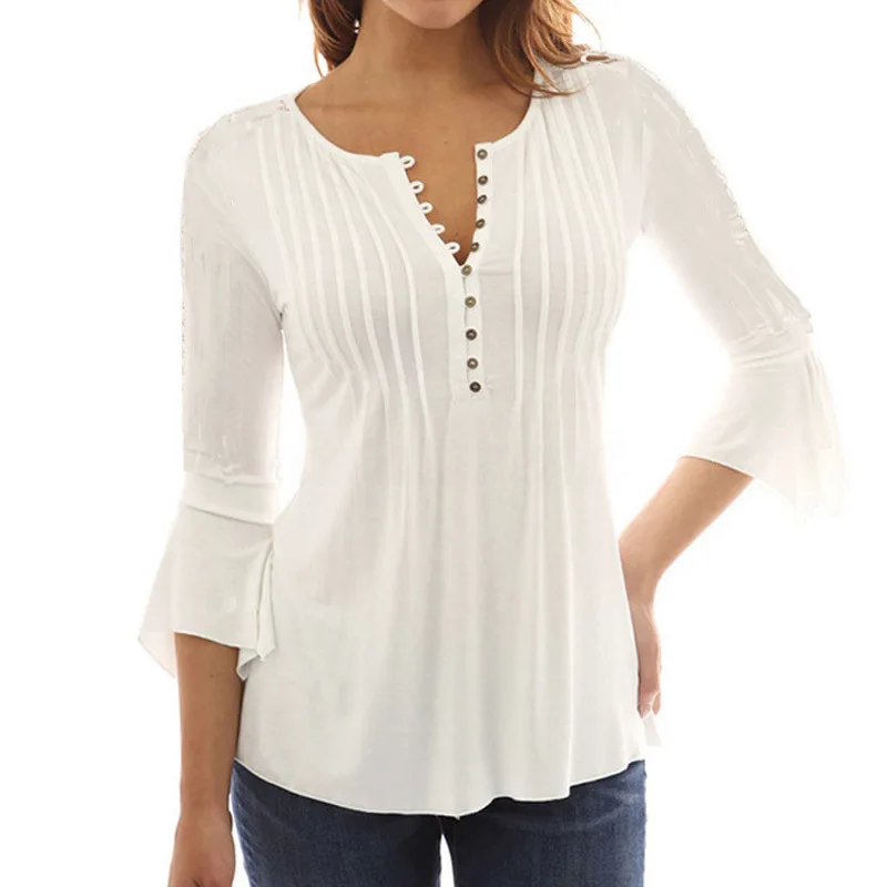 

Autumn and winter new plus size long-sleeved T-shirt