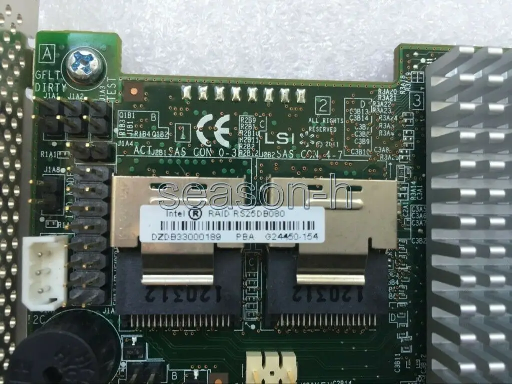 raid контроллер intel rs25db080 md2 sassata 1 гб pcie 30 free global shipping