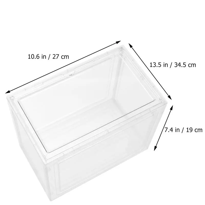 1 ед. Открыть Магнитный Тип Обувная коробка стоит утолщенной пылезащитный