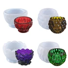 1 шт. 3D горшка силиконовые формы цветочный горшок для суккулентных растений Бетон цемент глина для литья под давлением лампы в форме свечи мыло виниловые фоны ручной работы для изготовления пресс-форм