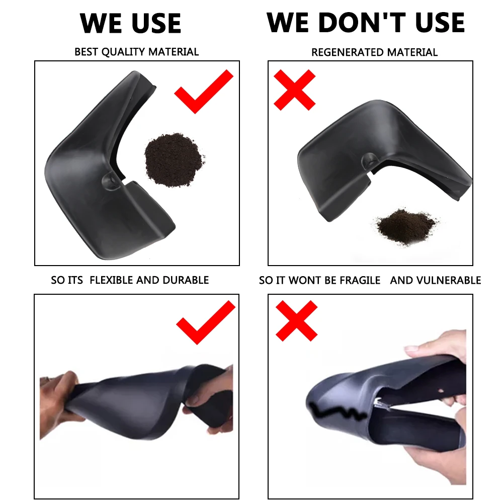 4 шт./комплект брызговики для Toyota Corolla 2004-2018