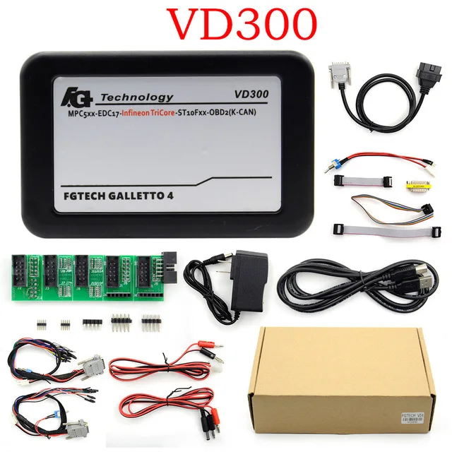 VD300 full set Fgtech Galletto 4 v54 0475 0386 FG Tech Galletto 4 Master FGTech BS Поддержка BDM - Цвет: VD300 full set