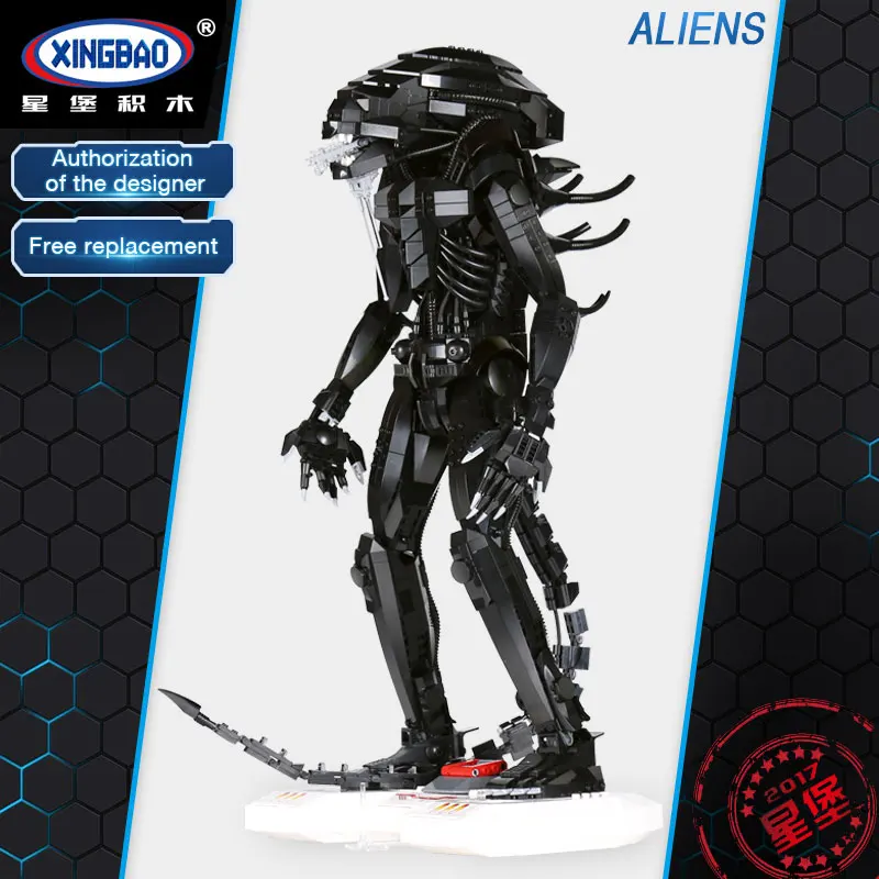XingBao Alien Movie Series строительные блоки Хищник против инопланетян кирпичи фигурки