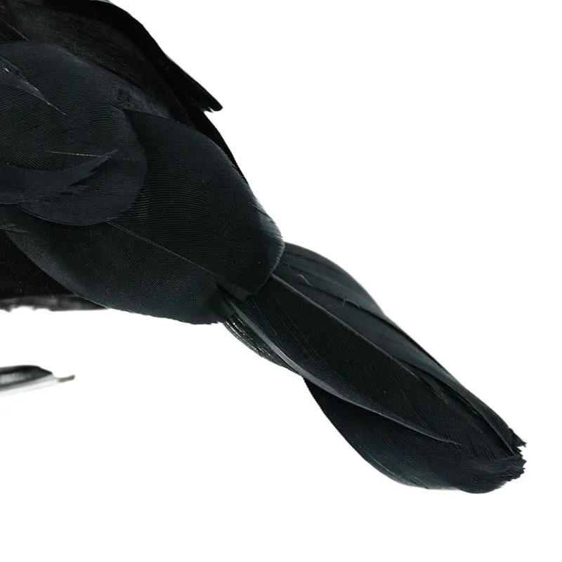 1/2 шт. пластиковая имитация ворона с перьями крылья вороны модели украшение для