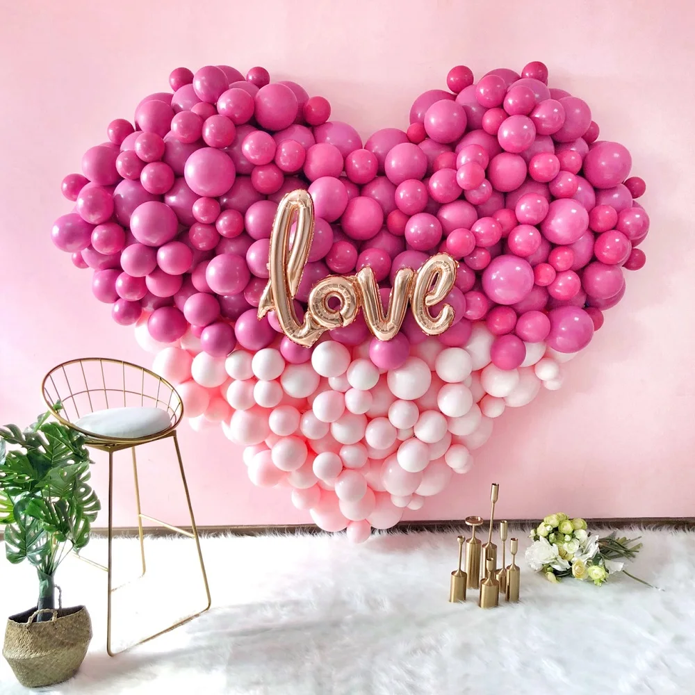 100 шт 5 дюймовые латексные воздушные шары всех цветов красного розового украшения