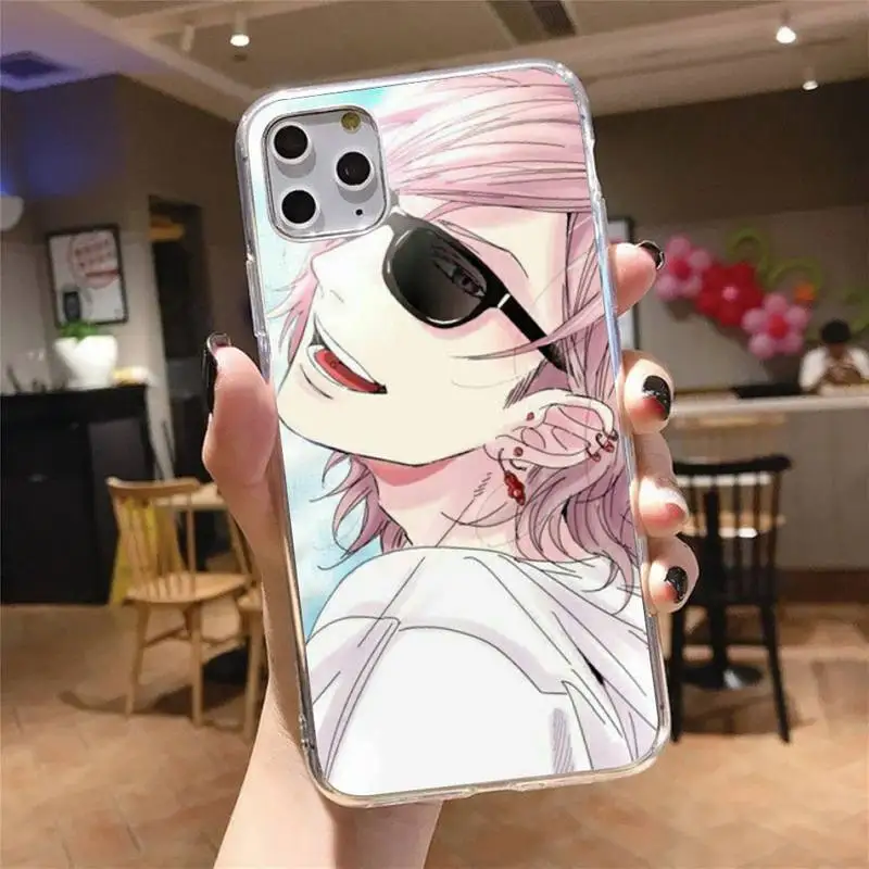 

Anime Yarichin bitch Club Phone Case Transparent for iPhone 6 7 8 11 12 s mini pro X XS XR MAX Plus cover funda shell