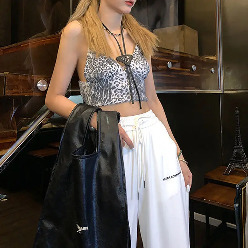 

New Kpop White Sweatpants Spring Summer 2021 Women Fashion Harajuku Sports Pants Women Korean Style Loose Jogging Trousers