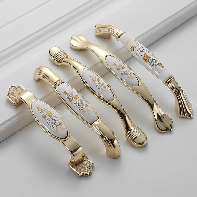 Подвеска Антик Винтаж цветок ящика шкафа мебели шкаф аппаратные средства в