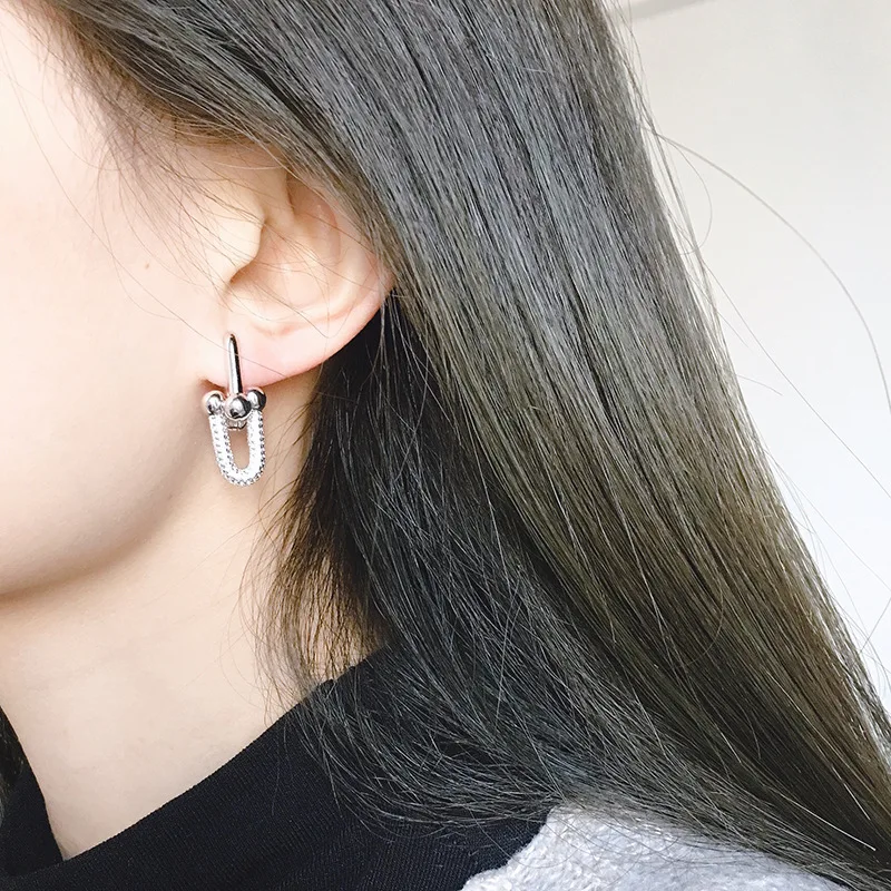 

2021 new arrival jewelry rhinestone stud earrings for women free shipping
