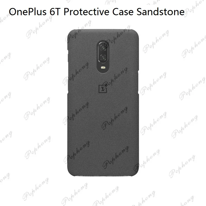 Чехол для Oneplus 5T 6 T, чехол-бампер, чехол Karbon, черное дерево, палисандр, полное заднее покрытие, Oneplus 5 T, круглый защитный щит - Цвет: oneplus 6T Sandsone