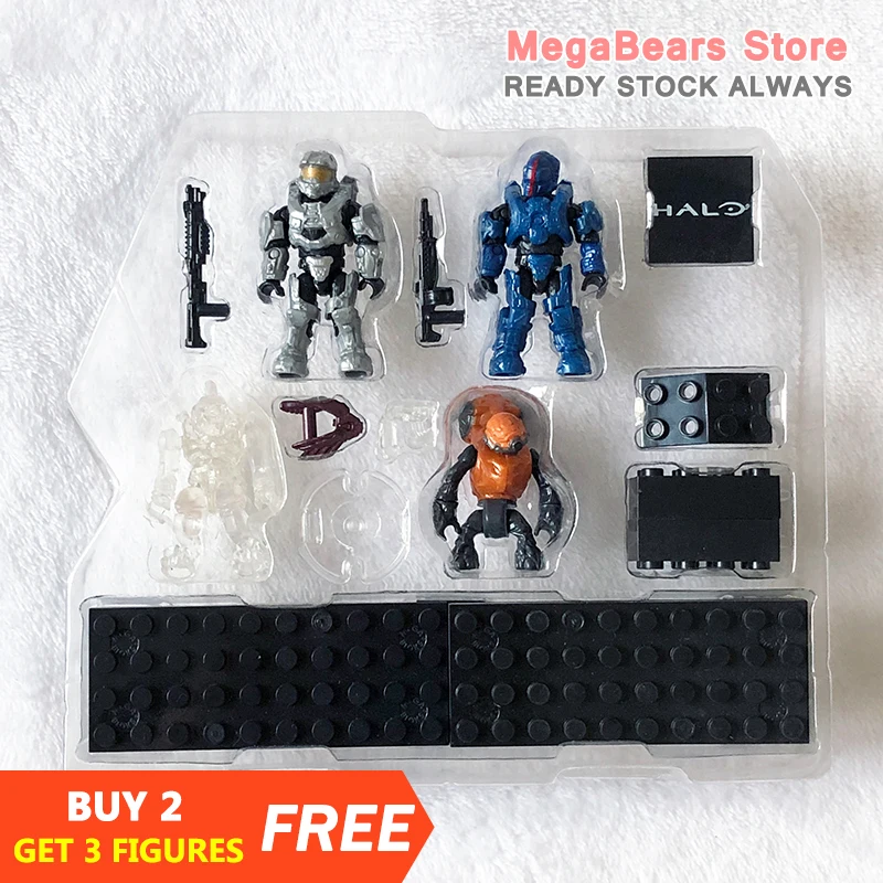 Набор строительных блоков Mega Bloks 220 Halo DPP70 Spartan IV Battle Pack III * новые неиспользованные