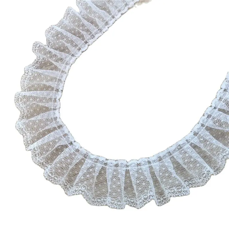 1 ярд тюль кружевная ткань черная белая швейная лента 5 см в горошек аппликация с