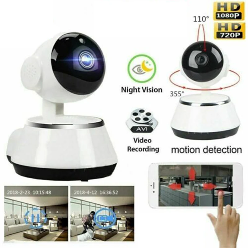 

Wireless 720P HD V380 WIFI Security IP Camera IRs Night Home Webcam Baby Monitor Wireless Camera Surveillance Camera H-best