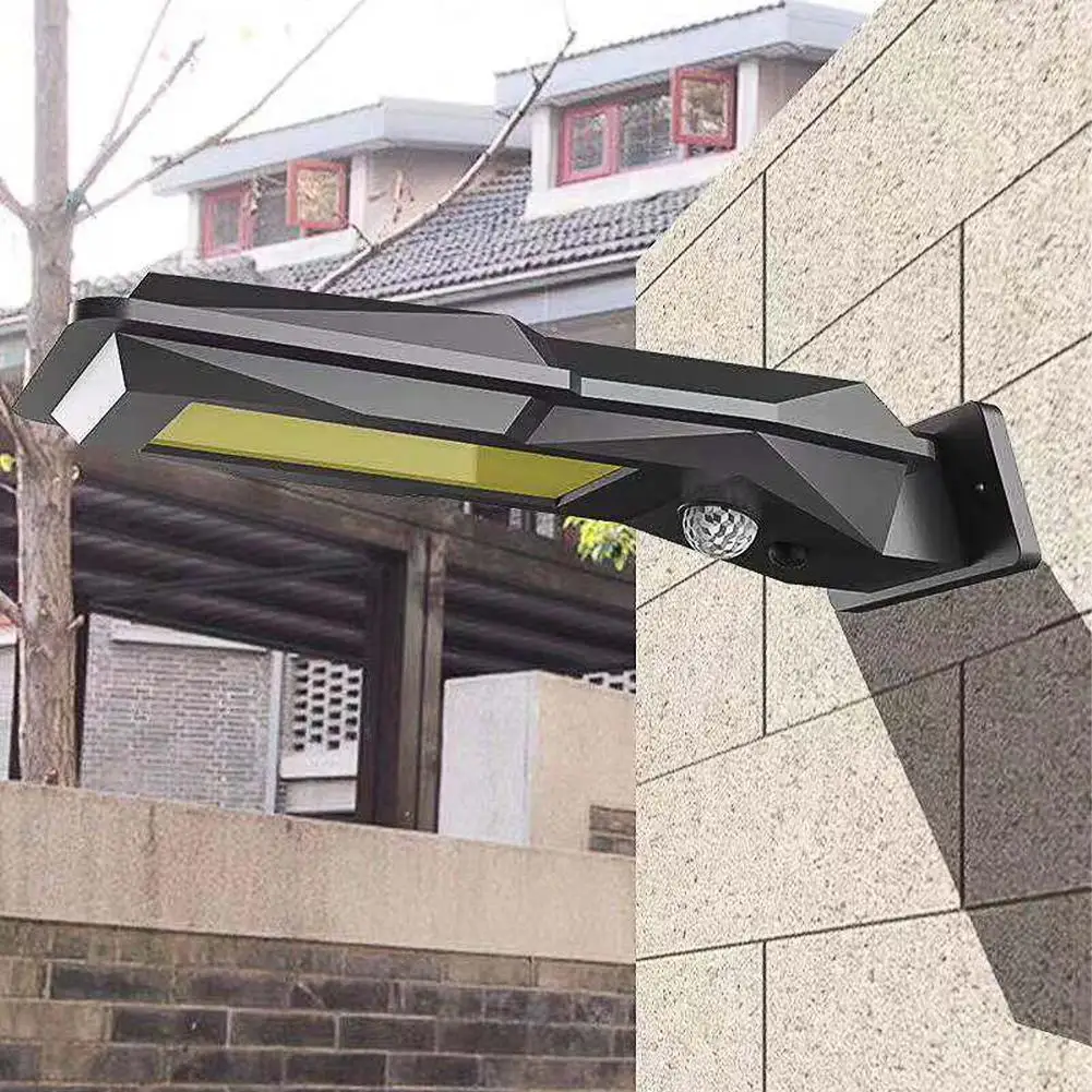 Светодиодный солнечный светильник с регулируемой яркостью настенный уличный