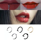 Пирсинг для ушей, носа, губ, кольцо унисекс из титановой стали, 810 мм, в стиле панк, модные готические Украшения для тела, новинка 2021