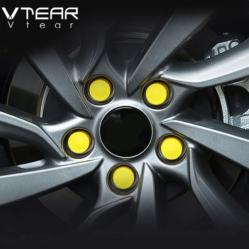 Vtear для хендай крета hyundai Creta ix25 ix35 i20 i30 i40 KONA солярис solaris Tucson, аксессуары, колпачок для колеса, винтовая крышка, автомобильный Стайлинг ，автотовары