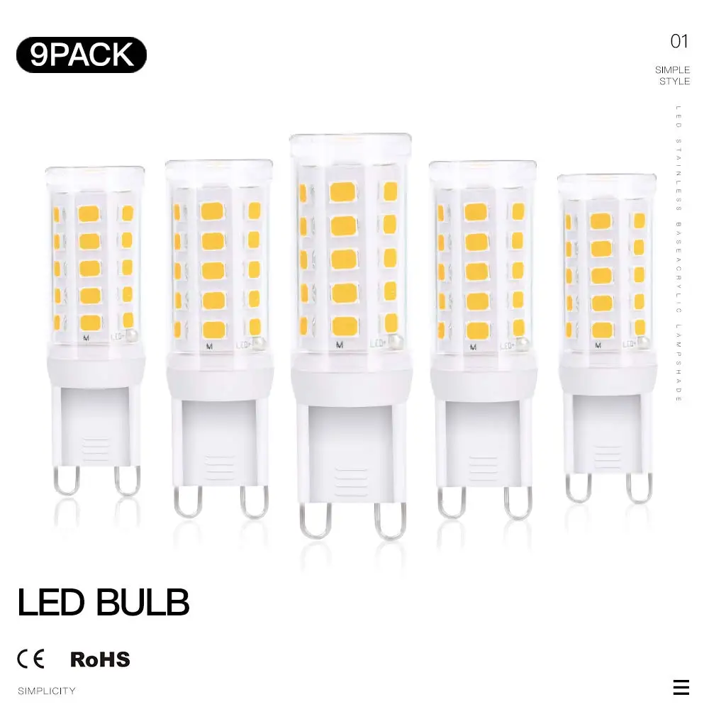Керамика 9 пакет G9 светодиодный потолочный светильник 5W 32 SMD высокой яркости для