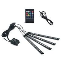 car rgb led strip light car styling decorative atmosphere lamps car interior light with sound active function and remote