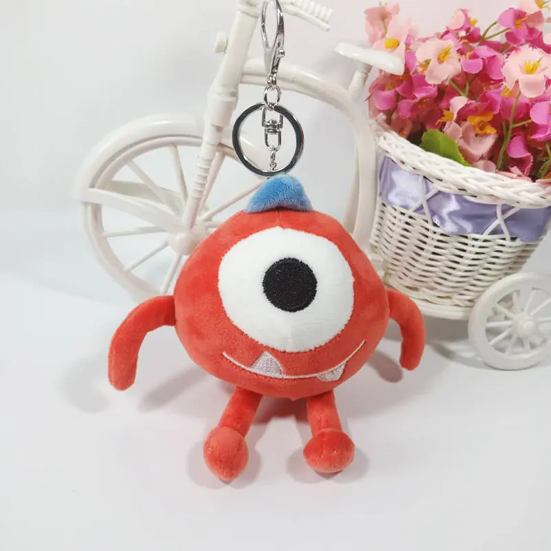 

13cm Big eyes funny Plush Toy Doll pendant keychain PP Cotton Soft Stuffed Kawaii Cartoon Toy Doll toy gifts