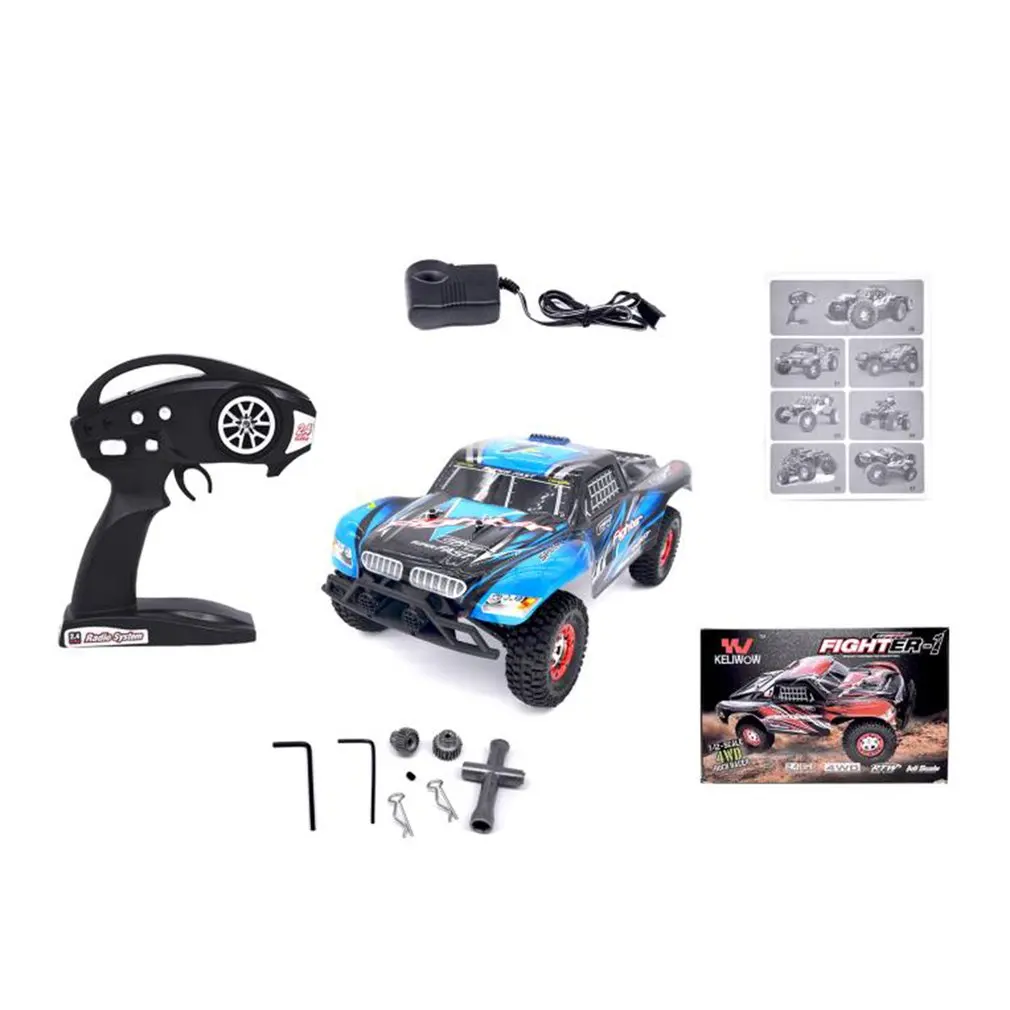 

9125 2.4G 46KM/H High Speed RC Car 1/10 Scale Racing Car Supersonic Truck Off-Road Vehicle Buggy Electronic Toy