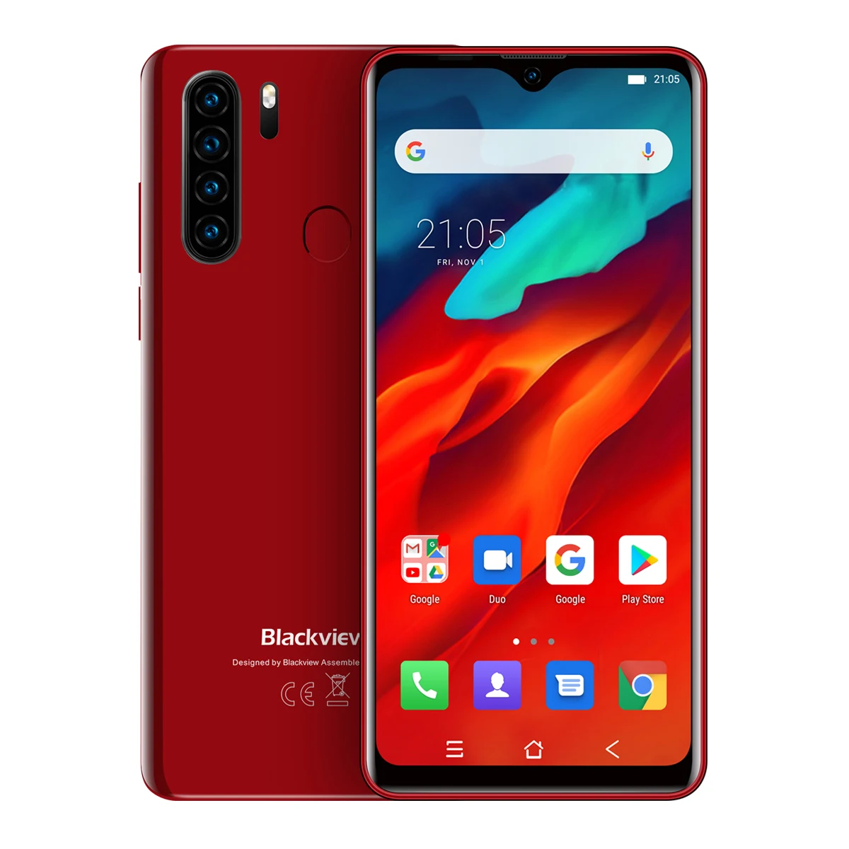 Мобильный телефон Blackview A80 Pro экран 6 49 дюйма 4 Гб + 64 ГБ | Мобильные телефоны и