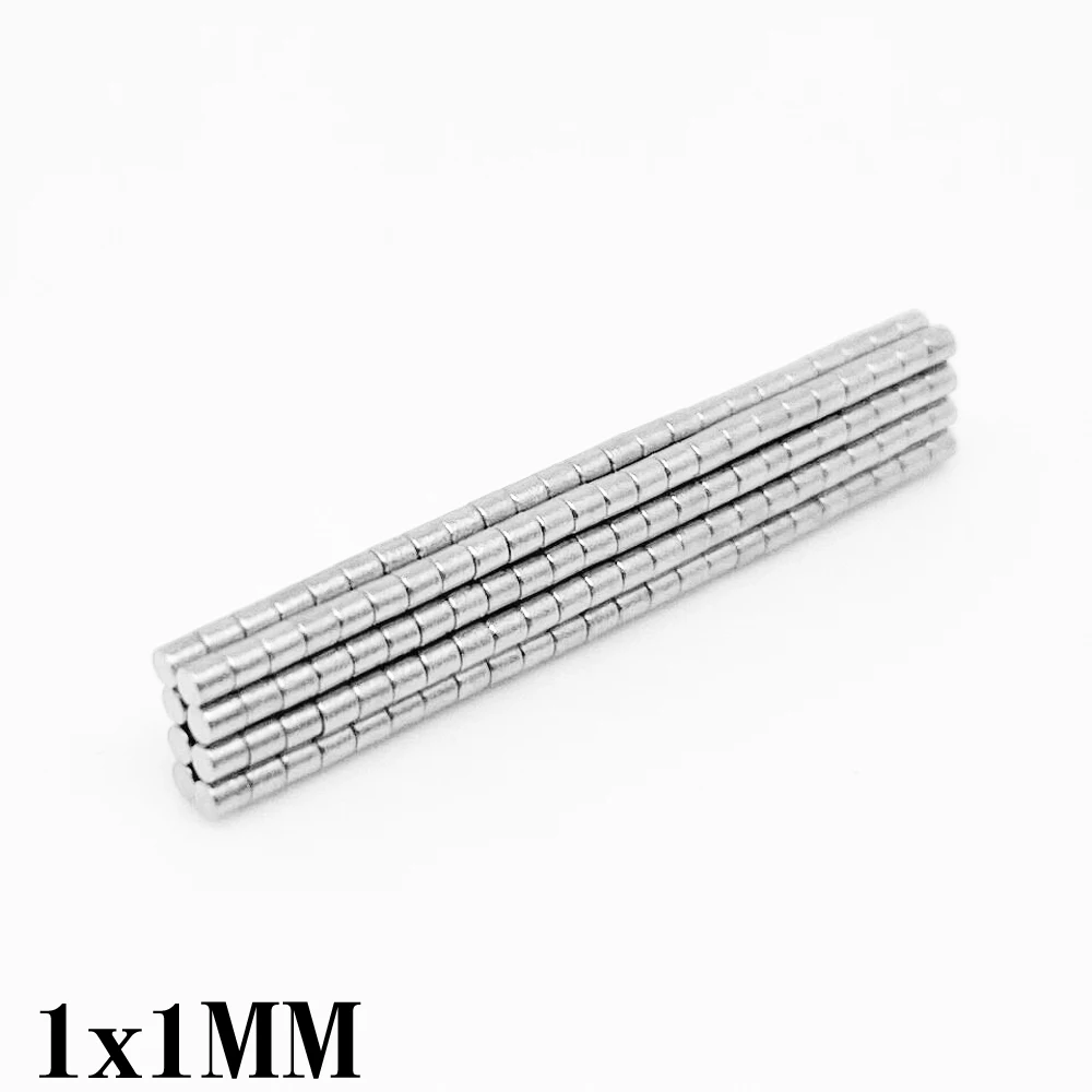 50/100/200/500/1000/2000 шт. 1x1 мм Мини Круглые сильные магниты N35 редкоземельный неодимовый